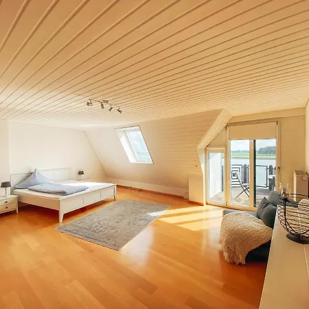 Rheinloft 3 - Grosse Giebelwohnung Mit Dachterrassen An Der Rheinpromenade * Emmerich