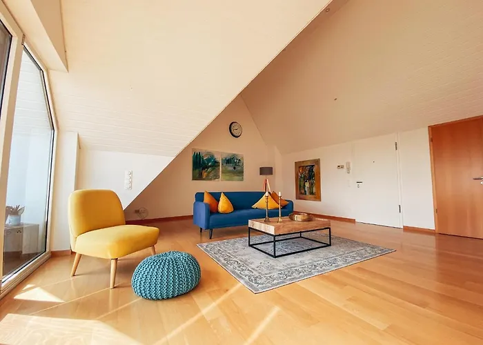 Rheinloft 3 - Grosse Giebelwohnung Mit Dachterrassen An Der Rheinpromenade *