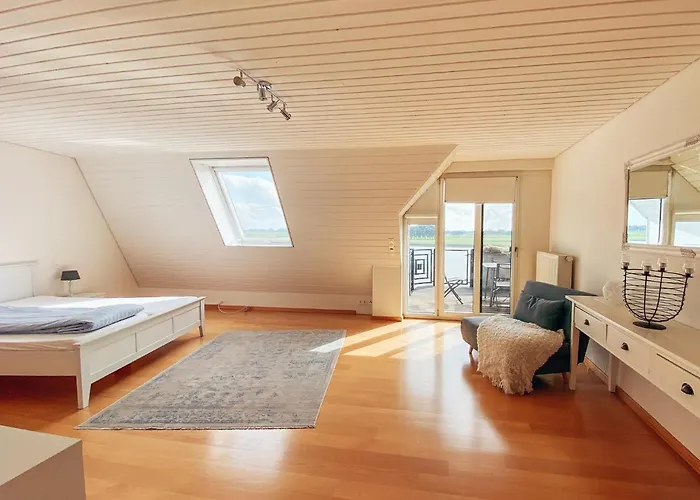 Rheinloft 3 - Grosse Giebelwohnung Mit Dachterrassen An Der Rheinpromenade Apartmán Emmerich